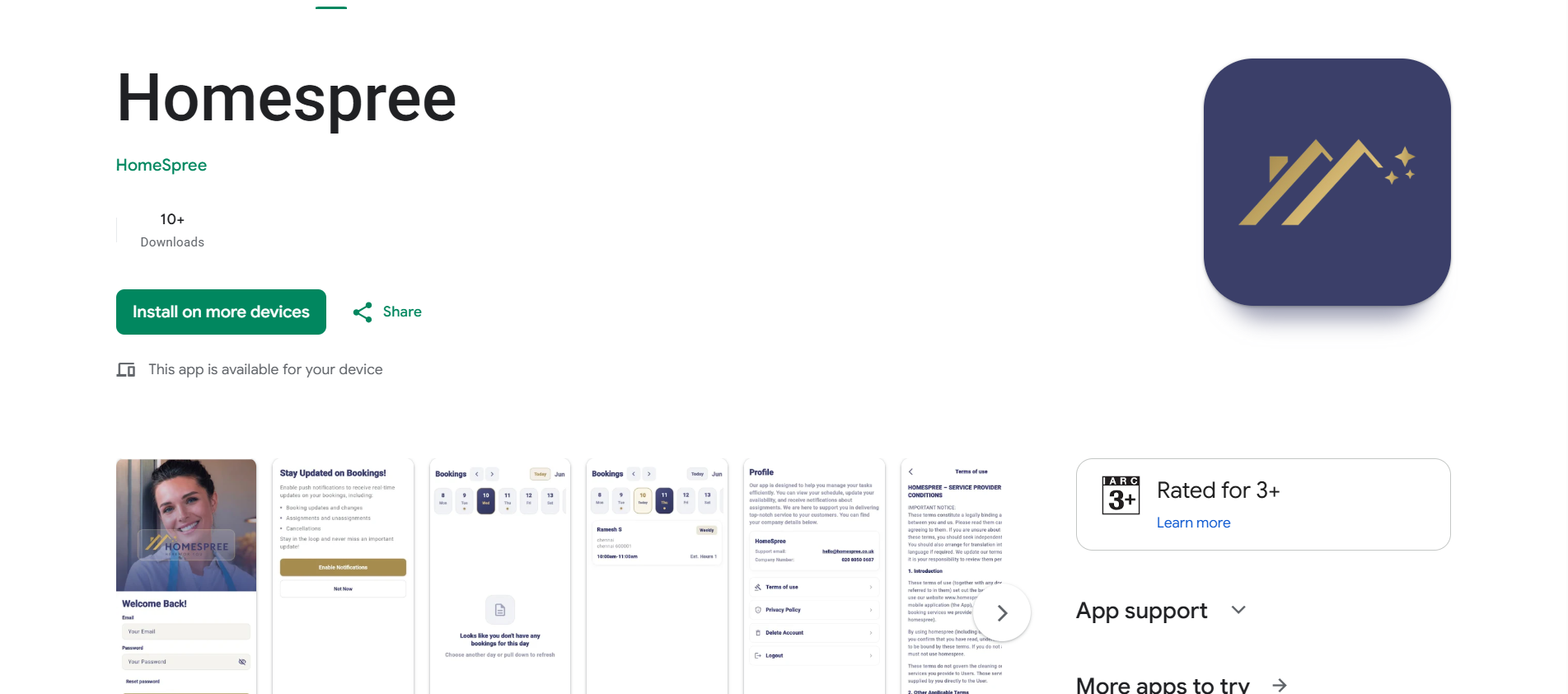 Homespree Contractor Mobile App screenshot